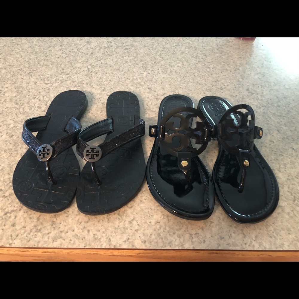 Tory Burch Sandals both size 5.